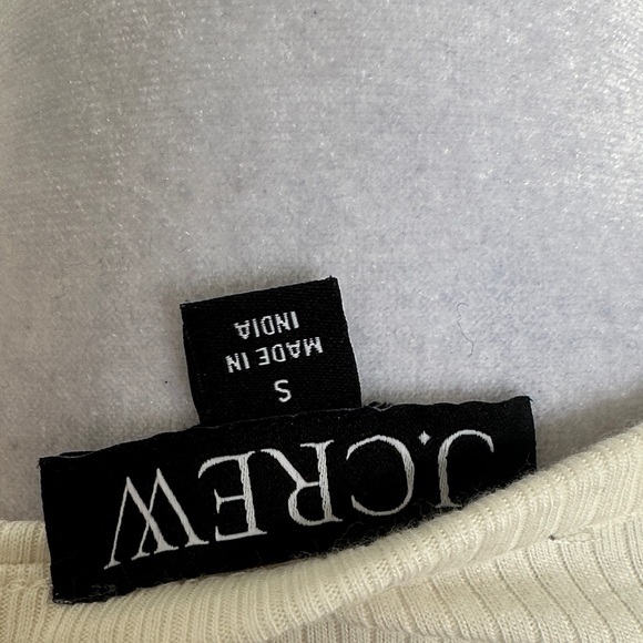 J. Crew Cream Lace Puff Sleeve Blouse - Picture 5 of 8